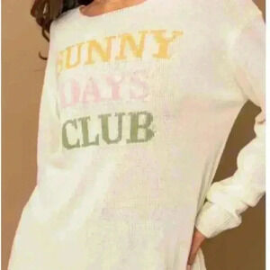 Sunny Days Club Ivory Sweater SZ L NWT